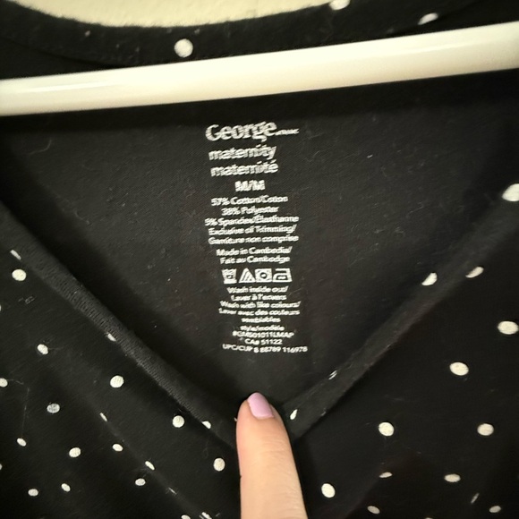 Black Polka Dot Tank Top - Picture 2 of 3